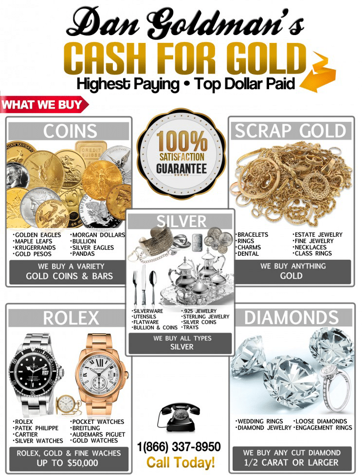 Cash for Gold, Silver and Diamonds